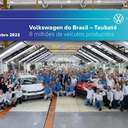 Volkswagen Taubaté faz 8 milhões de carros: a fábrica que produziu seu primeiro carro (e vai fazer seu próximo também)